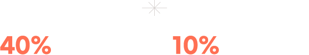 40% 기본할인 & 10% 추가할인