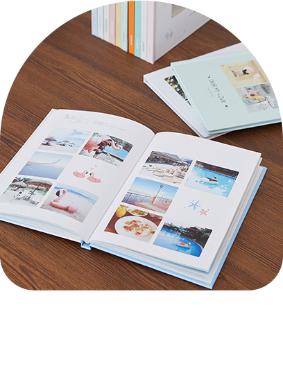 다양한 디자인에 사진만 넣으면 OK!